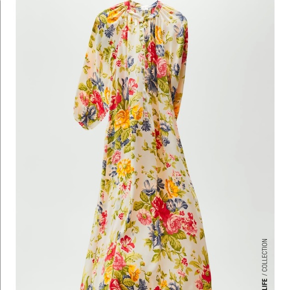 Zara Floral Print Dress - Picture 10 of 11